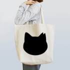 ichinoshopのさくら猫シルエット/ブラック Tote Bag