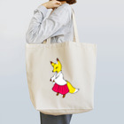 睡魔バクの動物お洋服シリーズ　巫女キツネ Tote Bag