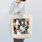 にょらやま堂のmodern cat's Tote Bag