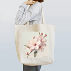 botanicalartAIの春のふんわり桜の花のアート Tote Bag