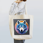 AI-factoryの銀河と青い目の狼 Tote Bag