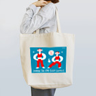 YA MARKETのHow to do side lunges Tote Bag