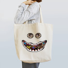 PALA's SHOP　cool、シュール、古風、和風、のdisguised face2 Tote Bag