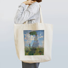 世界美術商店の散歩、日傘をさす女性 / Woman with a Parasol - Madame Monet and Her Son トートバッグ