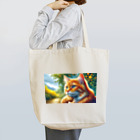 Ama'sのトラ猫Thinking Time Tote Bag