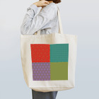 Musashi和柄Shop 【Japanese pattern】の和柄4種トートバッグ Tote Bag