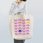 空転ワークスのぺたぞうマーク（並び） Tote Bag