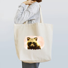 有限会社サイエンスファクトリーのたぬきのリンク　ピンク Tote Bag