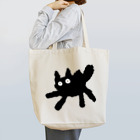 BADビッグバードSTOREのびっくりくろねこ Tote Bag