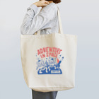 Design For Everydayのビーンズマンのスペースアドベンチャー Tote Bag