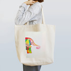 nono-suzuriのカラフルなゾウさんグッズ Tote Bag