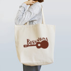 mngystudio_designのギターとBOSSANOVA　茶色 Tote Bag