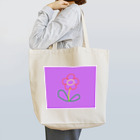 Jumping Candyのお花（purple） Tote Bag