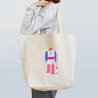 clareclaredoodleのRectangle head friend Tote Bag