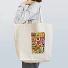 動物絵 Jamanakocic storeのJamanakocic カラフルアート Tote Bag