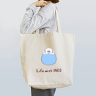 ろる→MEMORYのインコまんじゅう（セキセイインコ　ブルー） Tote Bag