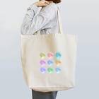 TANUKIのカラフルmoon Tote Bag