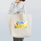 LIONの信仰的ショップの花畑の邂逅 Tote Bag