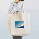 pipittoの夕焼けと電柱と月 Tote Bag