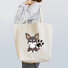 May you be happyのブラックタンチワワ Tote Bag