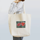 ぴぴぴ わーくすの赤い仲良しお花のかばん トートバッグ