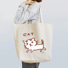 ネコのうーたんになりたいくちばしショップのねこだけキャット Tote Bag