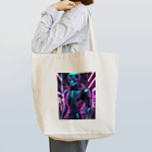 Skeletonの超クールな骸骨のサイバーパンクアート！ Tote Bag