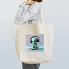 apple47の音楽を聴く宇宙人 Tote Bag