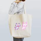 フセサクの走るネコとウサギ Tote Bag