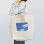 ぴぴぴ わーくすの青空と電線のかばん Tote Bag