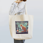 oekakishopの研究する猫 Tote Bag