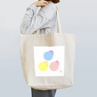 I&IのPastel color dots 3 Tote Bag