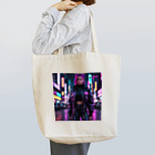 AI美女ワールドのサイバーパンク Tote Bag