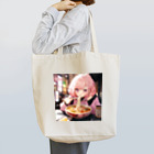 ぶーたんのラーメンをたべる女の子 Tote Bag