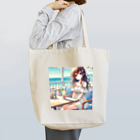 trypsin8080の浜辺のカフェで Tote Bag