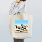 DotAnimalsのドットミーアキャット_疾走 Tote Bag