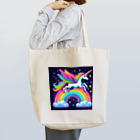 momonekokoのネオンカラーのユニコーン Tote Bag