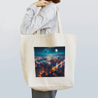 Teesignsの月夜に輝く未来都市 Tote Bag