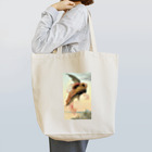 夢見る西洋絵画のガブリエル・フェリエール「月明かりに照らされた夢」 Tote Bag