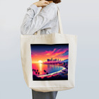 puumerotanのSunset Beach City Tote Bag