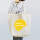 One life, Many answers｜札幌学院大学公式のOne life, Many answers Tote Bag