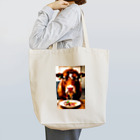 WhiteLionの牛肉を食べたい牛 Tote Bag