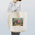 押付美術館のくまと女の子 Tote Bag