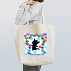 エネハピる〜🫧✨の🌹✨Dancing SHADOW Cat✨ Tote Bag