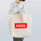 CryptoCurrencyCircleのHODLシリーズ(RED&WHITE) Tote Bag