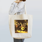 different colors のレンブラントが音楽バンドを描いたら Tote Bag