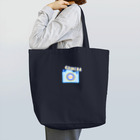 charlolのcamera ブルー Tote Bag