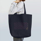 CHOSANAのチラ犬ドットハート Tote Bag