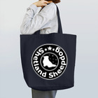 こてつ日誌のお座りシェルティ【ロゴ風】 Tote Bag