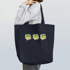 お花の双葉のグリーンカーネーション(3連) トートバッグ